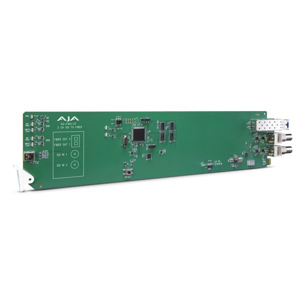 AJA AJA OG-FIDO-2T / 2-ch. 3G-SDI to Single Mode LC-Fiber Transmitter