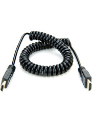 Atomos Atomos Coiled Full HDMI to Full HDMI Cable (50-65cm)