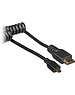 Atomos Atomos Coiled Micro HDMI to Full HDMI Cable (50cm)