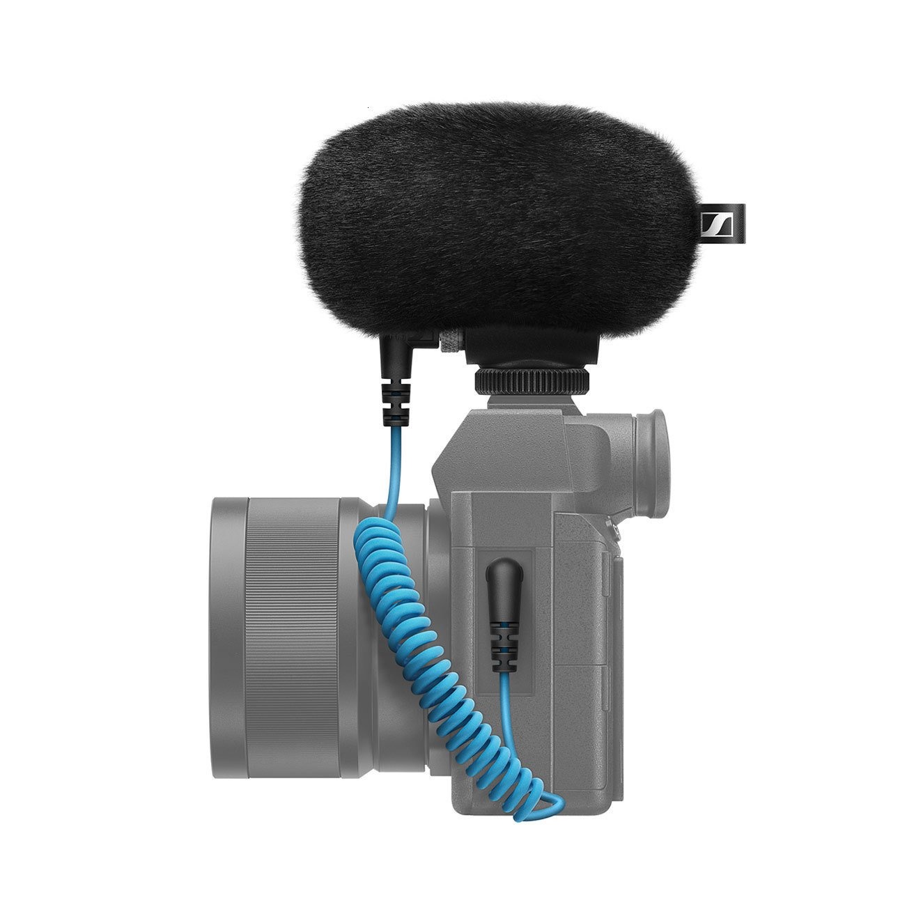 triatlon Fervent optocht Sennheiser MKE 200 Compact on-camera microphone - Crosspoint