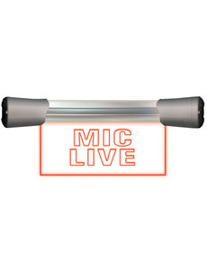 Sonifex Sonifex LD-20F1MCL LED Single Flush Mounting 20cm MIC LIVE sign