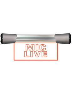 Sonifex Sonifex LED Single Flush Mounting MIC LIVE Sign