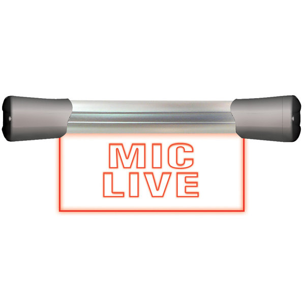 Sonifex Sonifex LD-20F1MCL LED Single Flush Mounting 20cm MIC LIVE sign