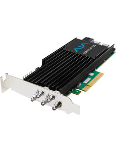 AJA AJA Corvid-44-12G-FL-BNC 12G-SDI PCIe, 4Ch I/O, Short bracket, no Fan, HDBNC