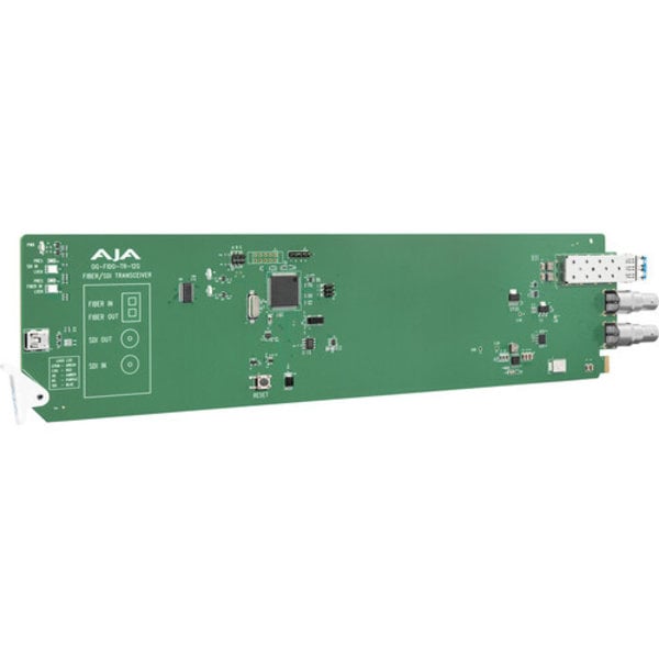 AJA AJA OG-FIDO-TR-12G 12G-SDI/LC Single Mode LC Fiber Transceiver