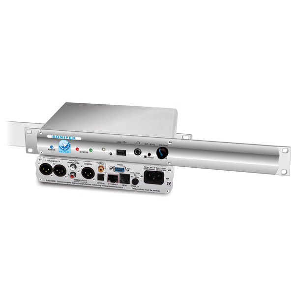 Sonifex Sonifex PS-PLAYS IP to Audio Streaming Decoder 1U Rackmount