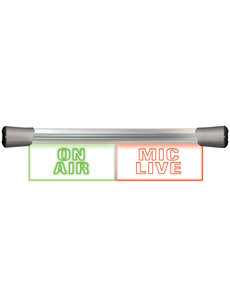 Sonifex Sonifex LD-40F2ONA-MCL LED Twin Flush  2 x 20cm ON AIR & MIC LIVE sign