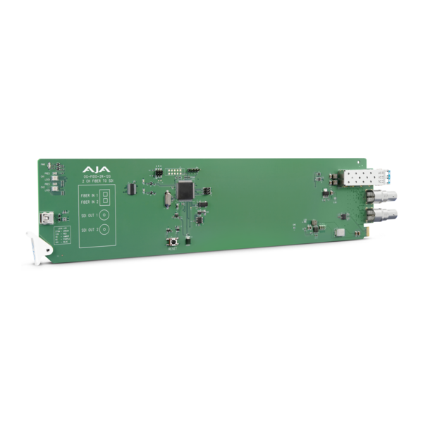 AJA AJA 2-Channel 12G-SDI/LC single mode LC fiber receiver