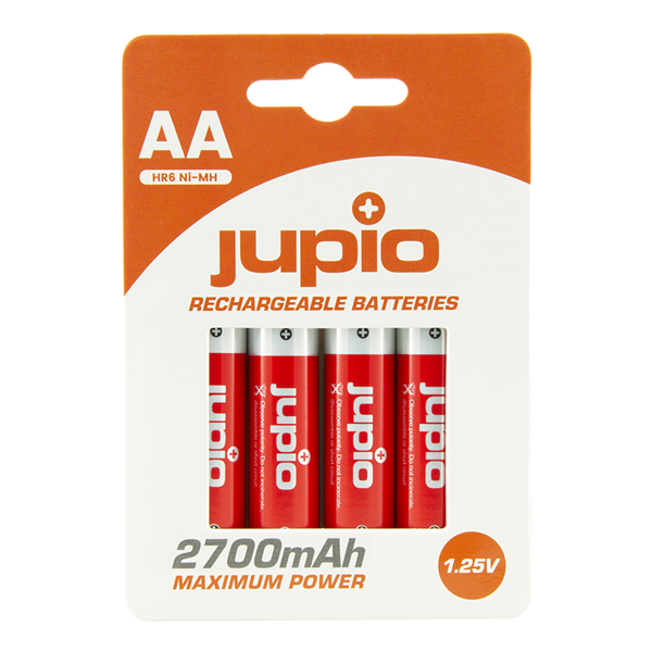 Jupio Jupio Rechargeable Batteries 2700mAh (4 pcs)