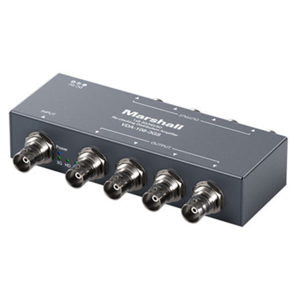 Marshall Marshall 1x8 3G/HD/SD-SDI Re-Clocking Distribution Amplifier