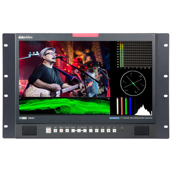 Datavideo Datavideo TLM-170KR 12G Scopeview Rackmount Monitor (UHD Panel)