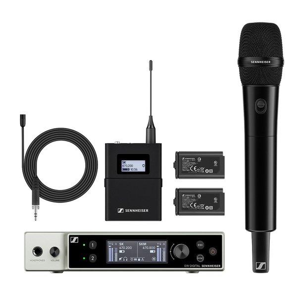 Sennheiser Sennheiser EW-DX MKE 2 / 835-S SET Digital Wireless Lavalier/Handheld Set