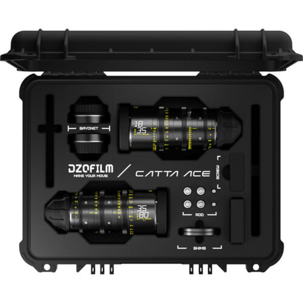 DZOFILM DZOFILM DZO-FFCatta2E1 Catta FF Zoom Bundle with Case - 2 lens kit