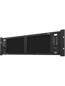 TVlogic TVLogic R-7D Dual 7" LCD UHD 4K Ready Rackmount Monitors