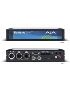 AJA AJA Dante AV 4K-T Encode 12G / HDMI video/audio into Dante AV Ultra JPEG 2000
