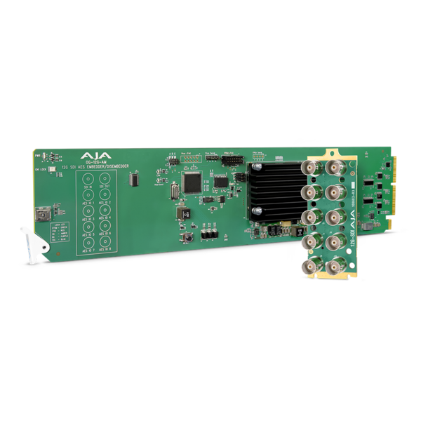 AJA AJA OG-12G-AM 12G-SDI AES/EBU Embedder/Disembedder