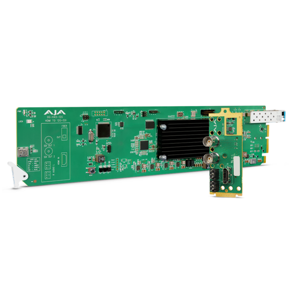 AJA AJA OG-Ha5-12G-T HDMI 2.0 to 12G-SDI conversion, with LC fiber transmitter