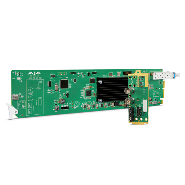 AJA AJA OG-Ha5-12G-T-ST HDMI 2.0 to 12G-SDI Conversion, with ST Fiber Transmitter