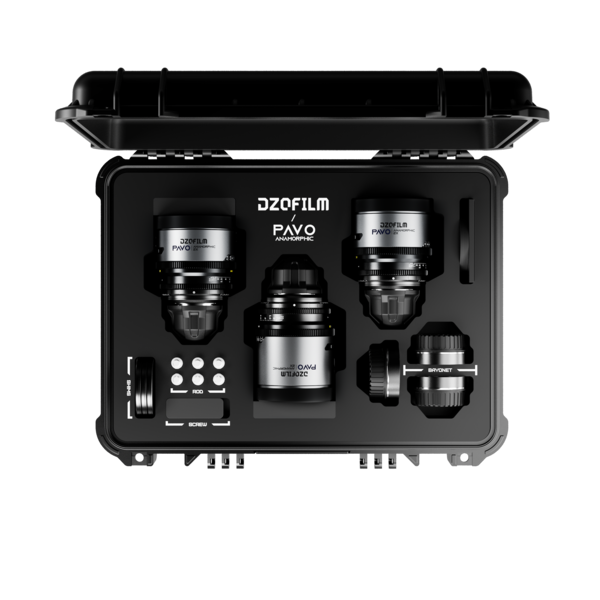DZOFILM DZOFILM Pavo Anamorphic 2x Prime B Lens Set T2.1 PL/EF Mount