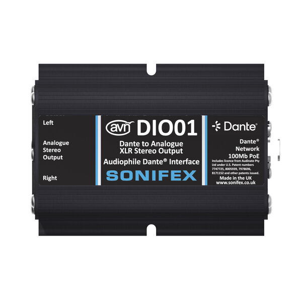 Sonifex Sonifex AVN-DIO01  Dante to Analogue XLR Stereo Output