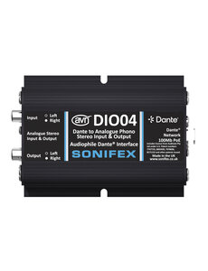 Sonifex Sonifex AVN-DIO04 Dante to Analogue Phono Stereo Input & Output
