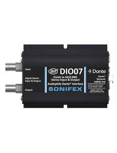 Sonifex Sonifex AVN-DIO07 Dante to AES-3id BNC Stereo Input & Output