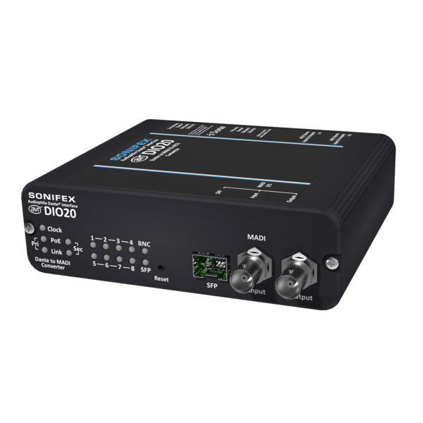 Sonifex Sonifex AVN-DIO20 Dante to MADI AES3 64 Channel I/O Converter