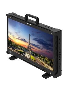 TVLogic TVLogic LXM-240P-FM 24" 4K/UHD 12G Quad Field Monitor with Multi-Mounting Cage