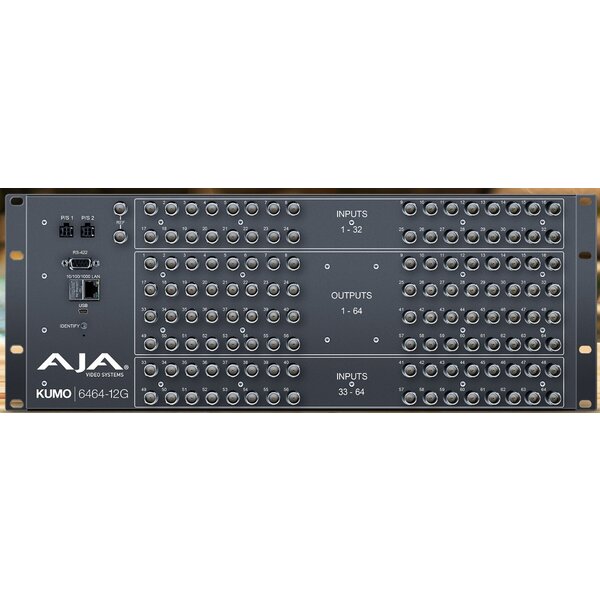 AJA AJA KUMO-6464-12G, Compact 64x64 12G-SDI Router