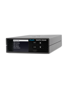 AJA AJA DANTE-12GAM-LC, 2x 12G 64-Ch SDI Audio Embedder/Disembedder with LC Fiber SFP