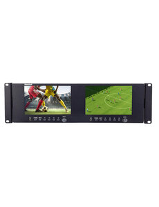 Marshall Marshall ML-702-V2 Dual 7" 1920x1200 LCD 3RU Rack Mount Monitor