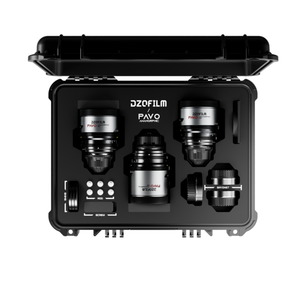 DZOFILM DZOFILM Pavo 2X Anamorphic Lens Set PL/EF Mount Neutral Flare Set (28/40/75mm)