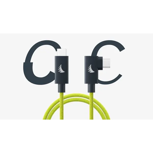 Angelbird Angelbird USB-C 4.0 Right-Angle Flex Cable Lime