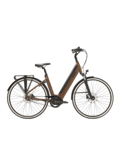 Qwic e-bike premium i mn7+belt walnut brown Elektrische fiets dames