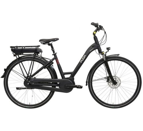 Puch Stadtrad e Elektrische fiets Dames Coal Black Matt