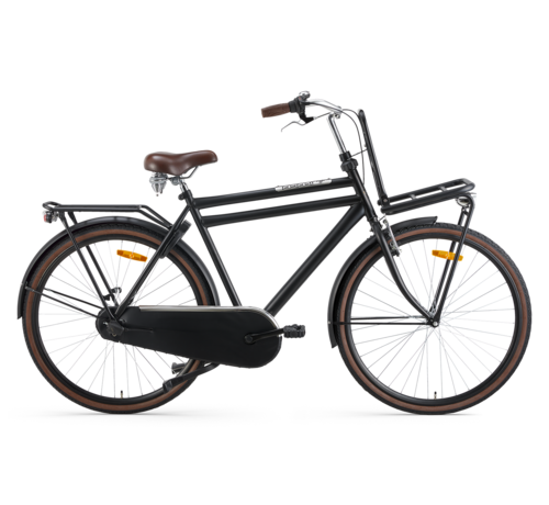 Heren Transportfiets Kopen?✓ Popal Daily Dutch Basic+ herenfiets Zwart -  AktieBikes.nl