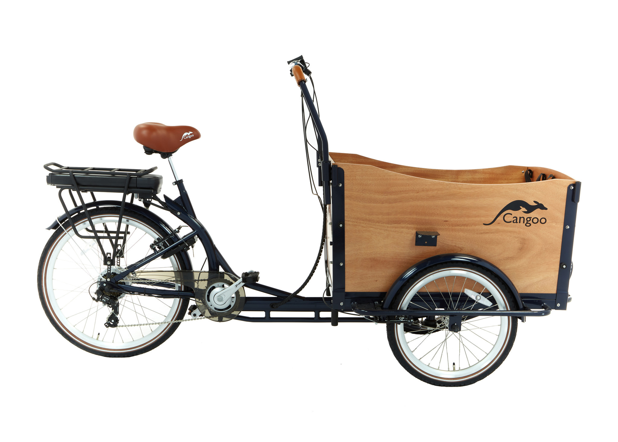 Elektrische driewieler bakfiets kopen?✓ Popal cangoo travel E Bakfiets -  AktieBikes.nl