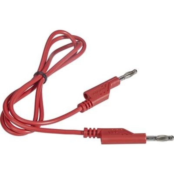 GMTO Measuring lead 4 mm with banana plug (red, 1 meter)