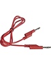  Measuring lead 4 mm with banana plug (red, 1 meter)