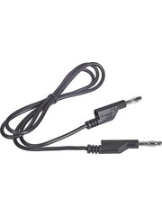 GMTO Measuring lead 4 mm with banana plug (black, 1 meter) - Copy