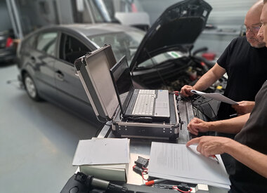 Pass-thru training on location