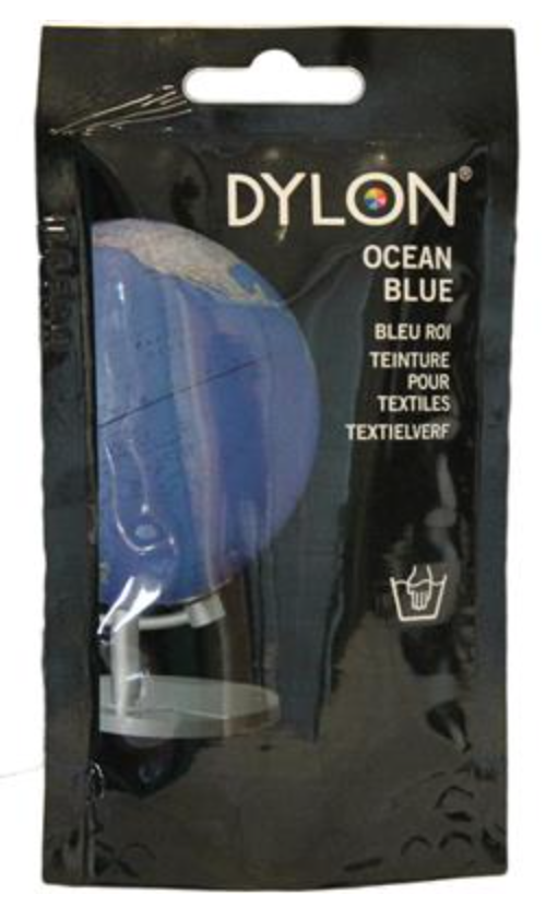 Textielverf Manueel Zakje 50g Ocean Blue Knops More