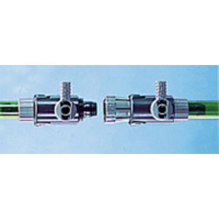 Eheim 2 kranen met snelkoppeling 19/27 mm