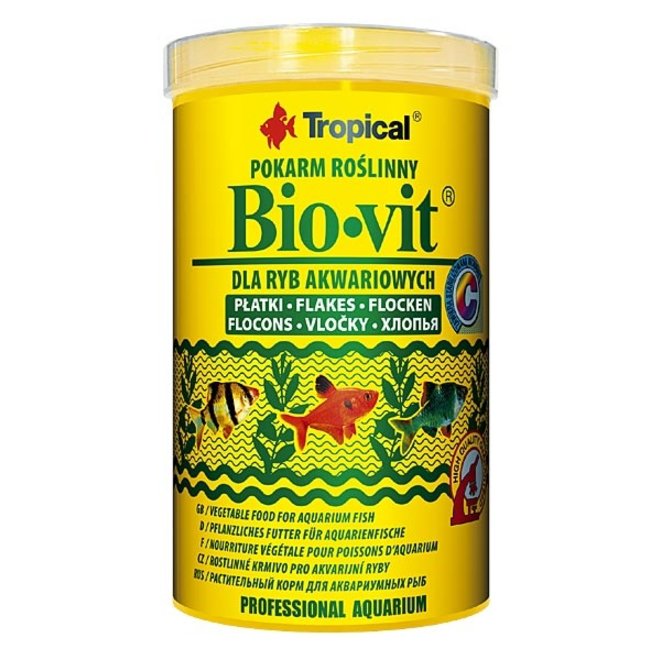 Tropical Bio-Vit 250 ml/50 g, vlokkenvoer plantaardig