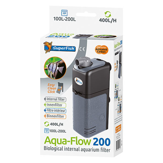 Superfish Aqua-Flow 200, binnenfiter voor 100-200 liter