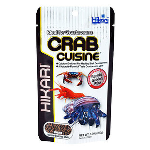 Hikari Tropical Crab Cuisine 50 gram, zinkende sticks