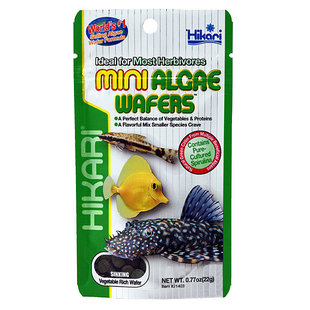 Hikari Tropical Mini Algae Wafers 22 gram, zinkende wafers