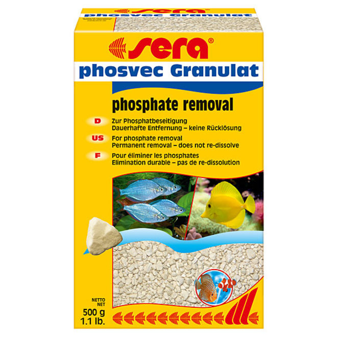 Sera Phosvec granulaat 500 gram, fosfaatverwijderaar