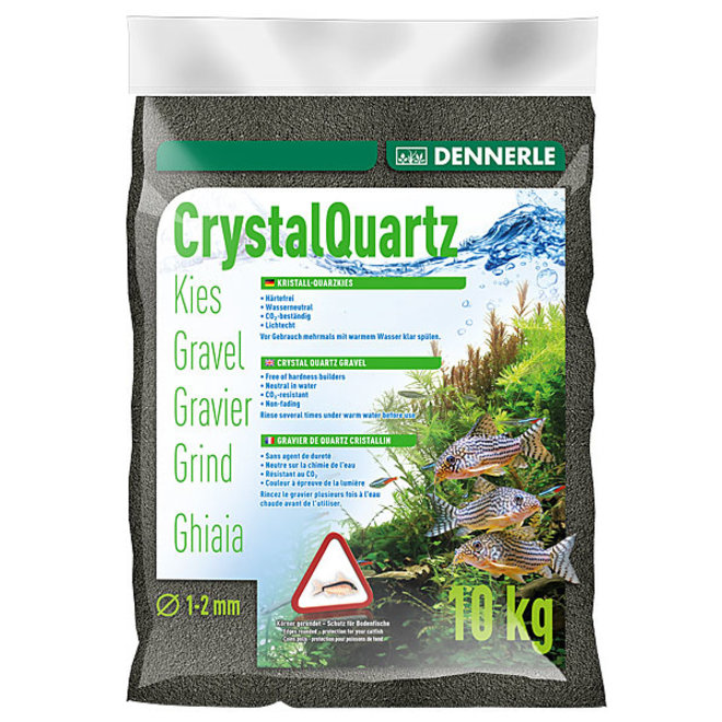 Dennerle Kristal Kwartsgrind 10 kg, diamantzwart