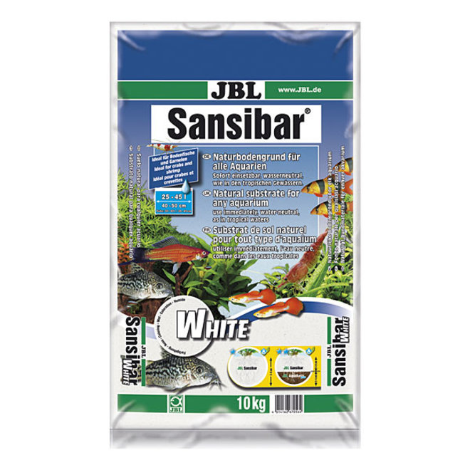 JBL Sansibar White 10 kg, fijne witte bodemgrond